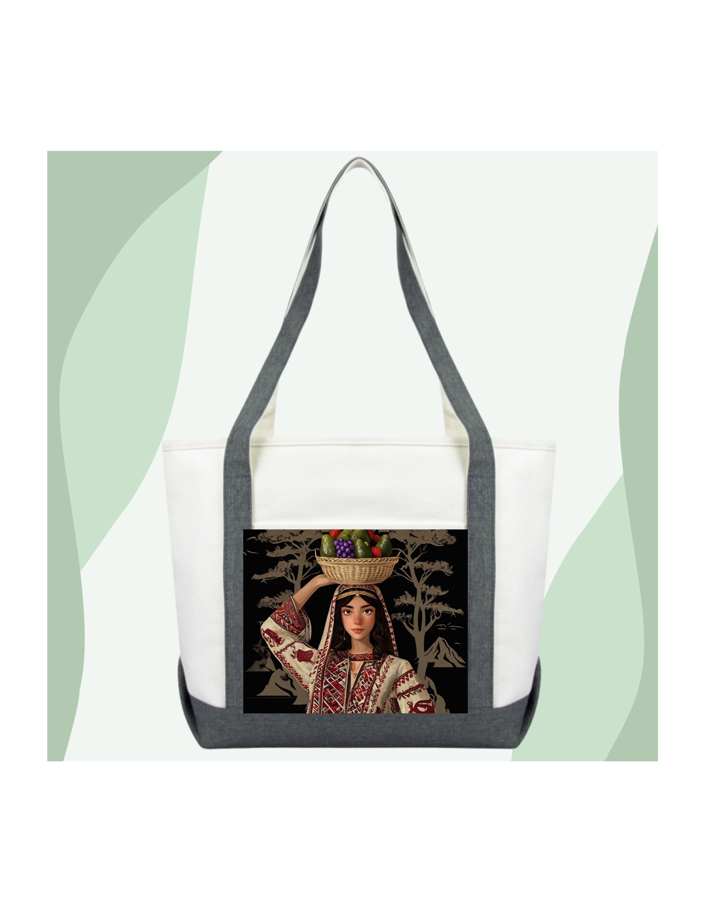 FALAHA FRAMED TOTE BAG